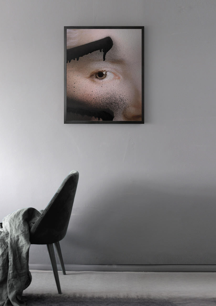 Mineheart Brown Eye Wandbild Canvas 60x81 cm