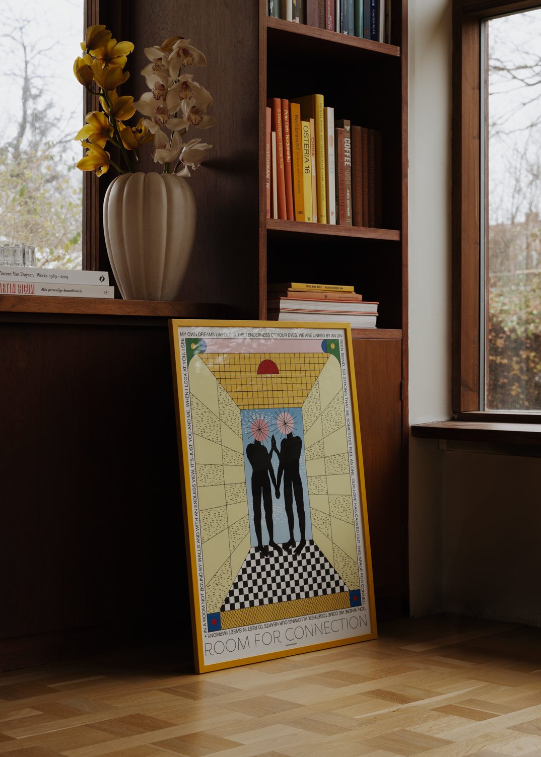 The Poster Club Art Prints Room for Connection Poster 30x40 cm gelb