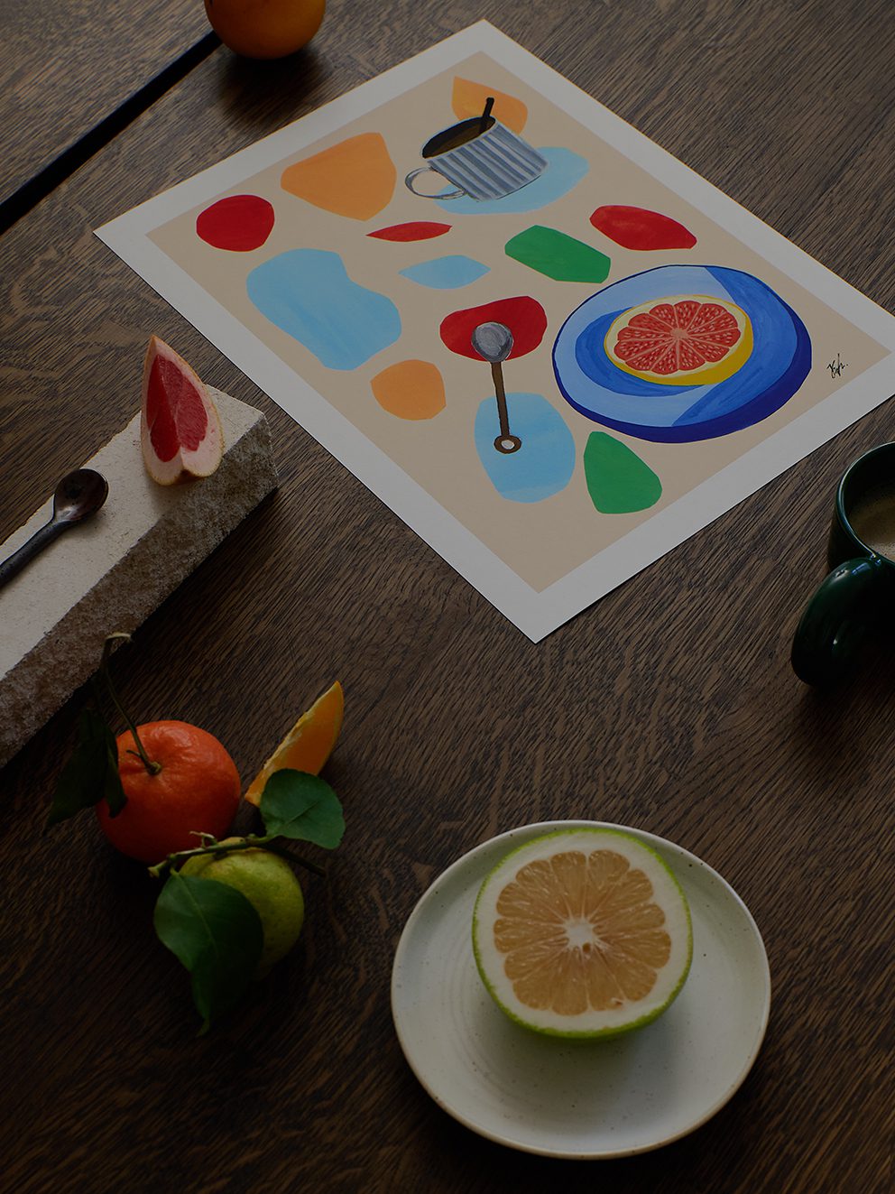 The Poster Club Art Prints Frulle Poster 30x40 cm bunt