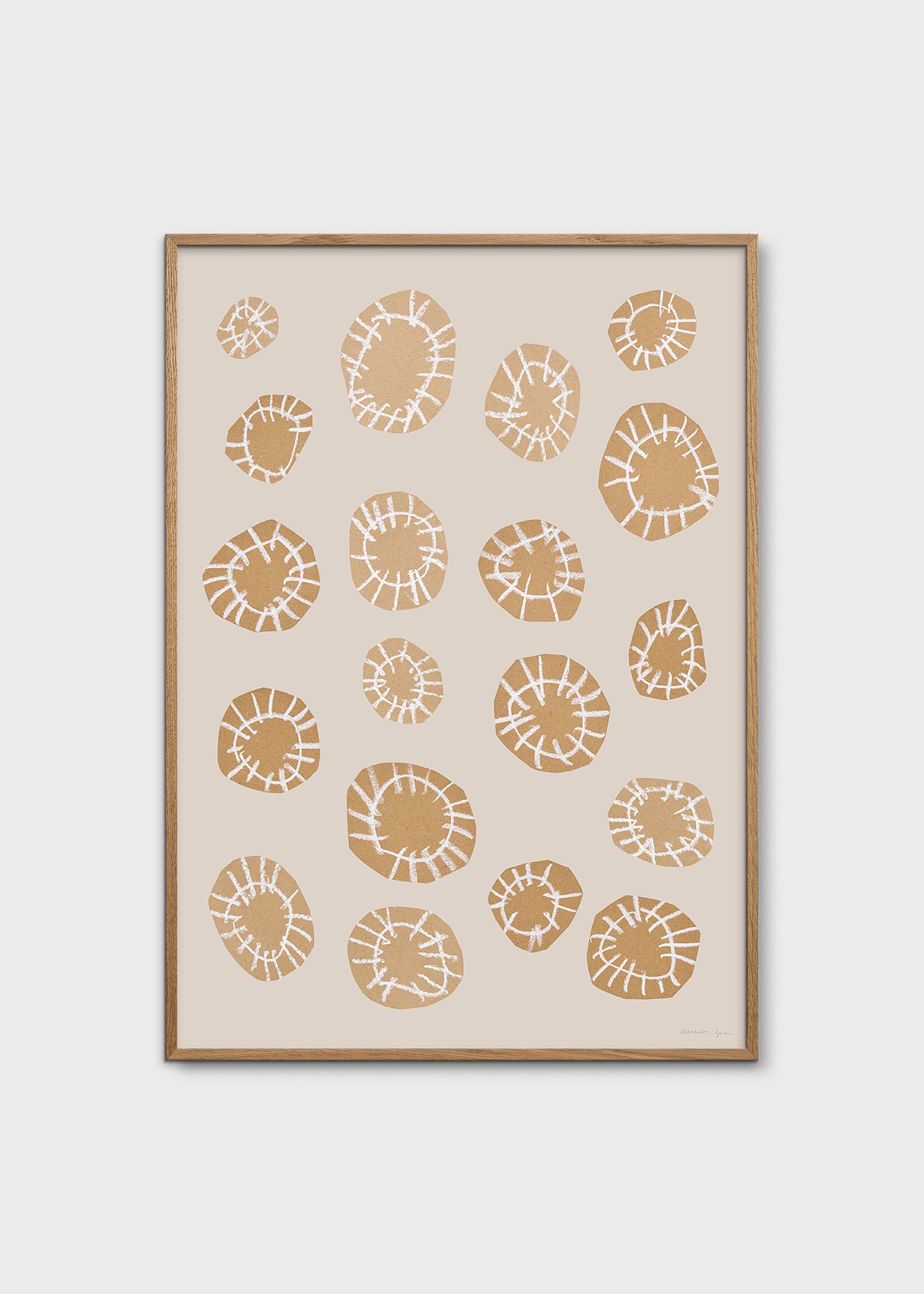 The Poster Club Art Prints Print No. 172 Kunstdruck 30x40 cm beige