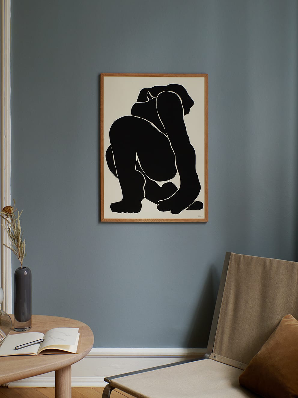 The Poster Club Art Prints Slowly Poster 30x40 cm schwarz