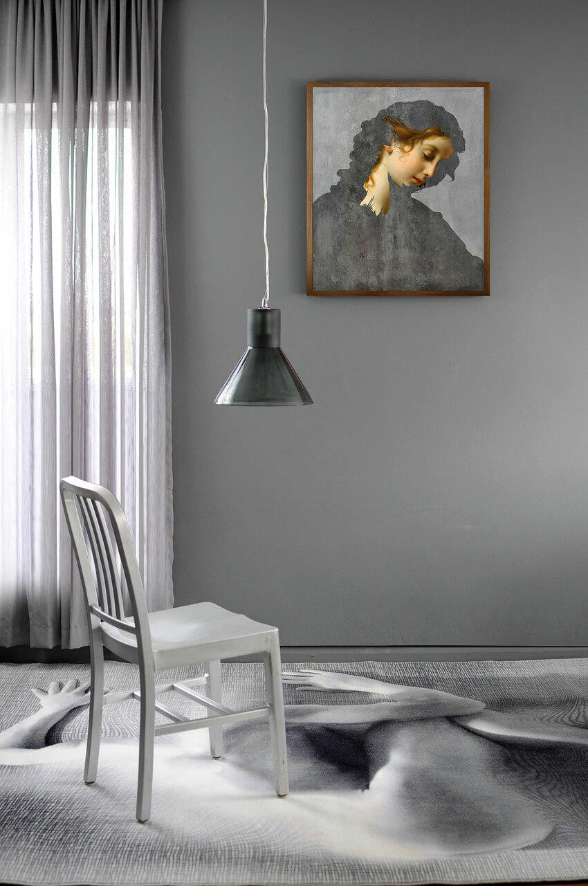 Mineheart Reveal Lady 2 Wandbild grau 81x66 cm