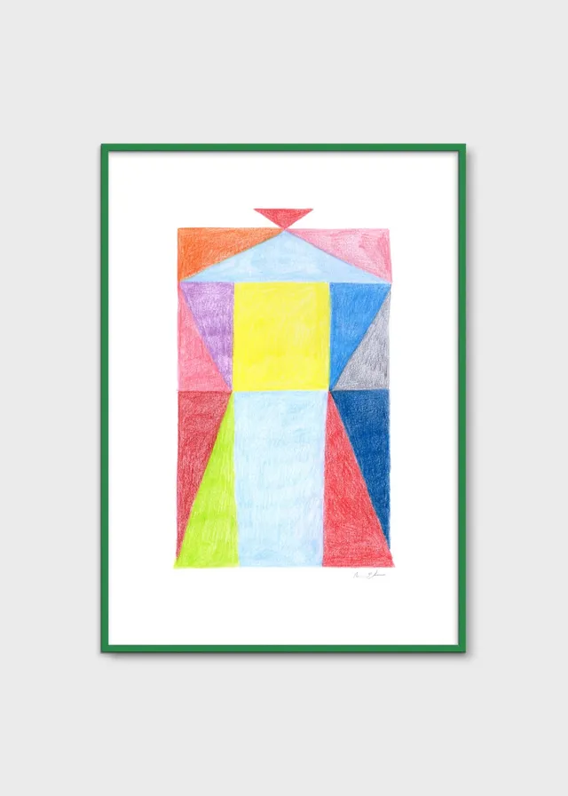 The Poster Club Moka 01 Kunstdruck 30x40 cm bunt abstrakt
