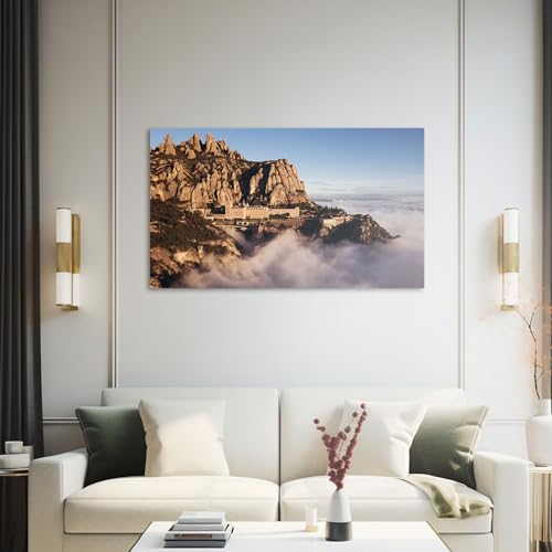 Hustling Sharks Kloster über den Wolken#1 Wandbild 30x40 cm