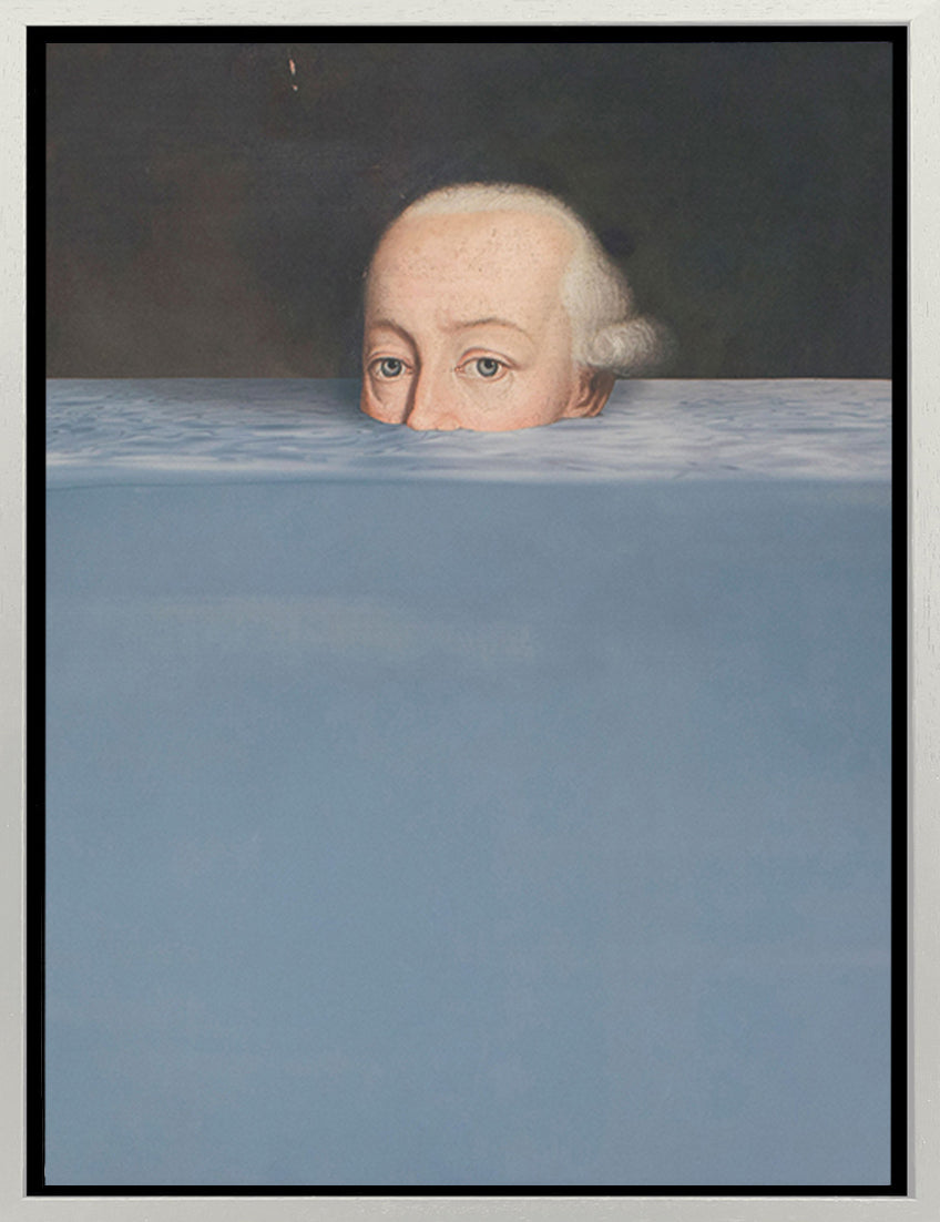 Mineheart Submerged-1 Leinwandbild Blau 21x30 cm