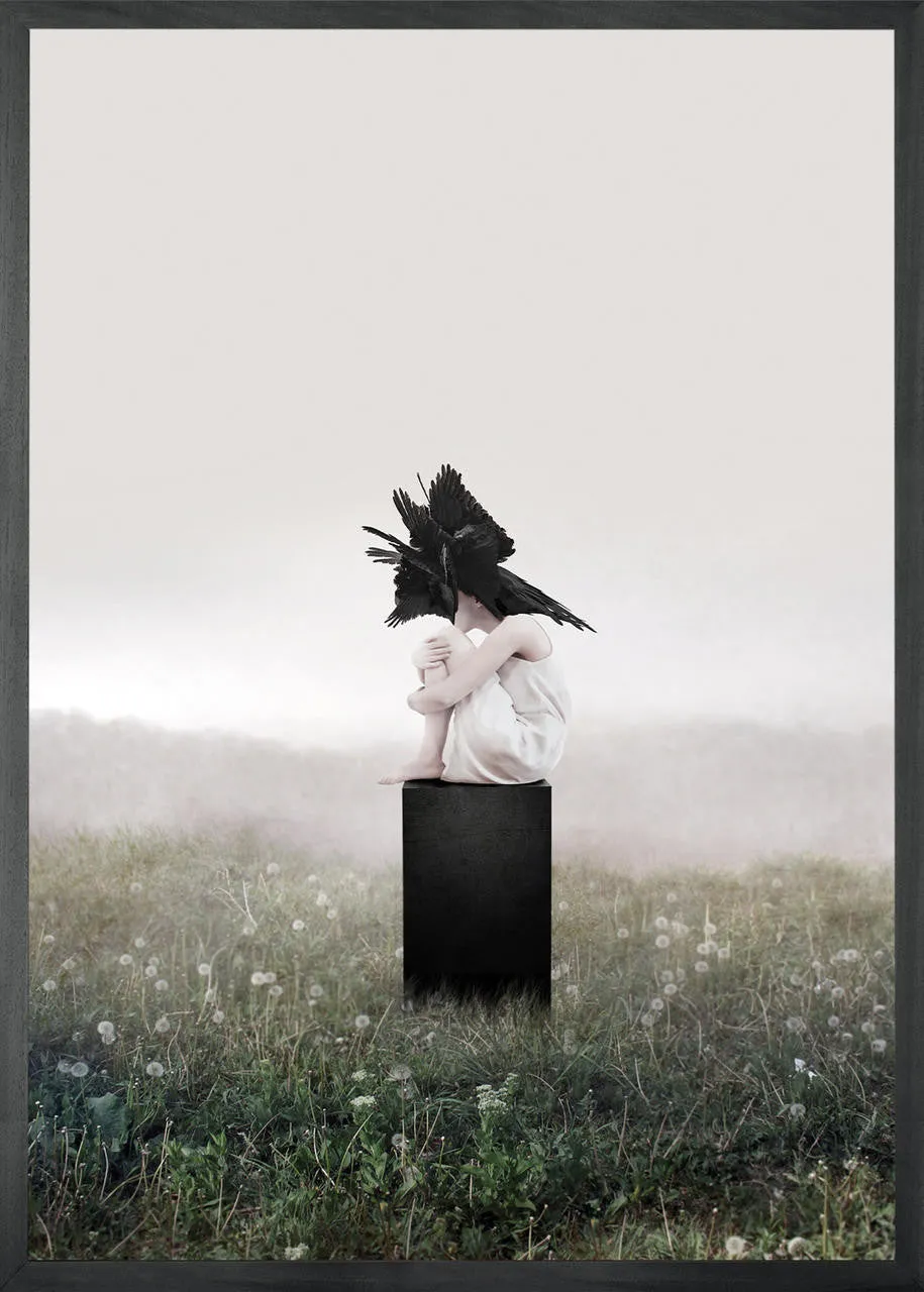 Mineheart Wall Art The White Sky XXXII Leinwandbild 40x50cm surreal