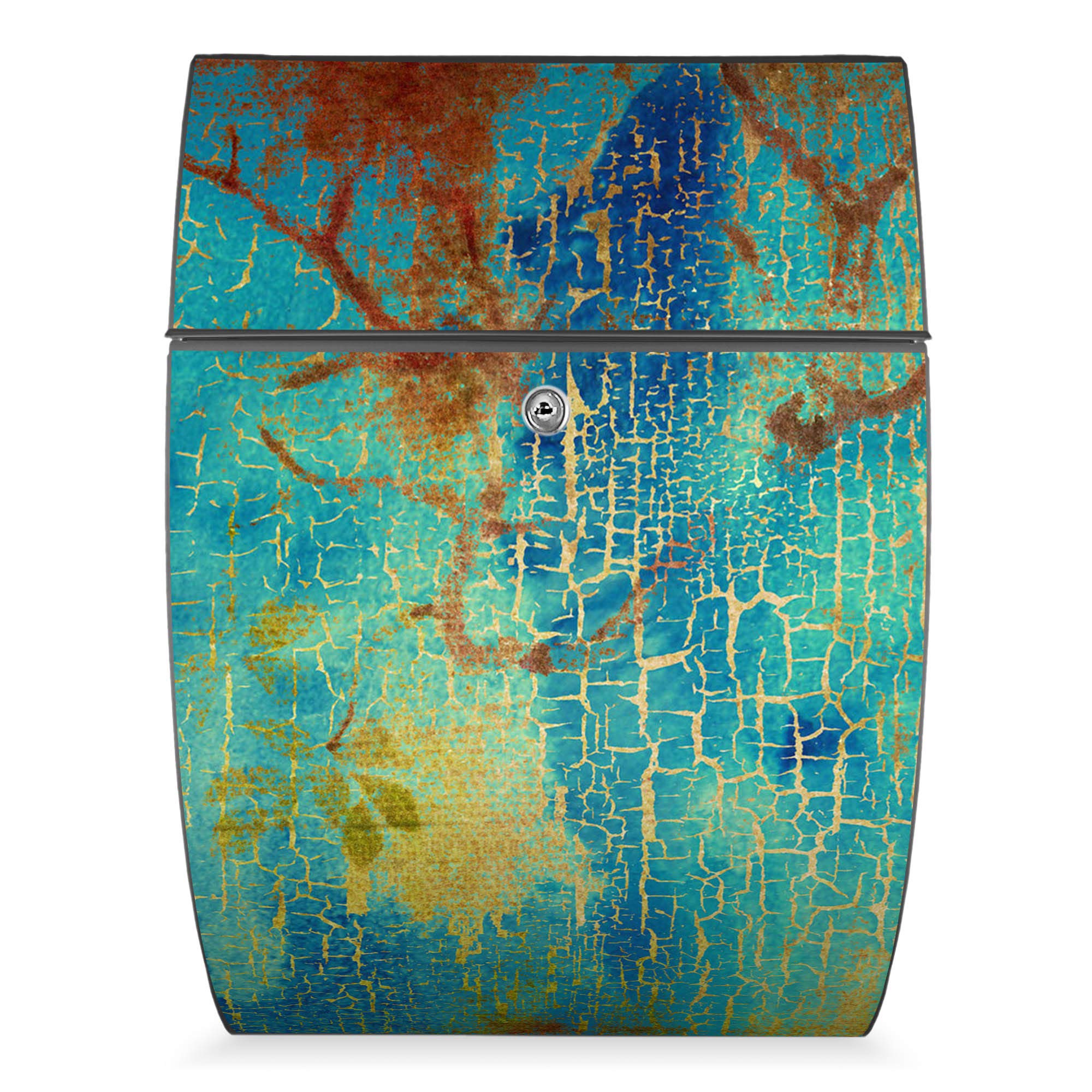 Banjado Riviera Briefkasten anthrazit Motiv Patina A4