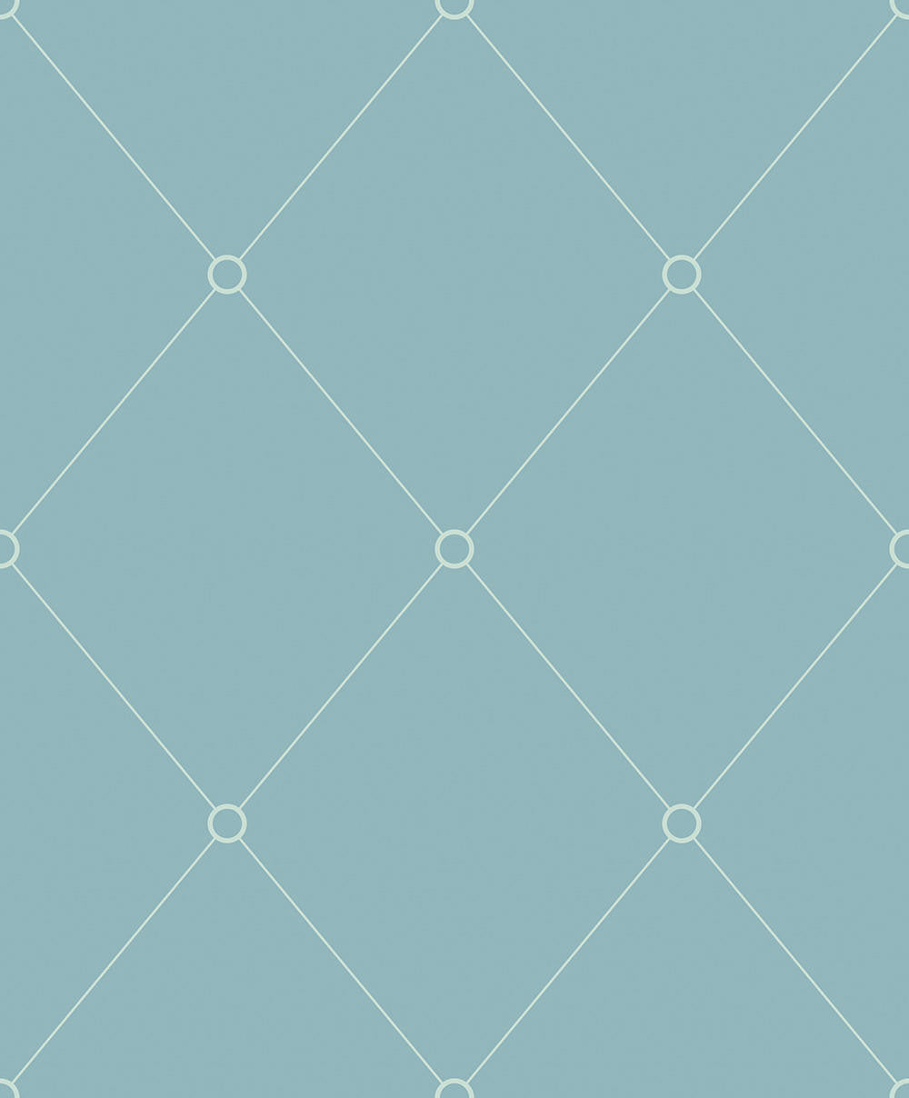 Mineheart Wallpaper Tonal Sage Quilt Outline Tapete Rolle
