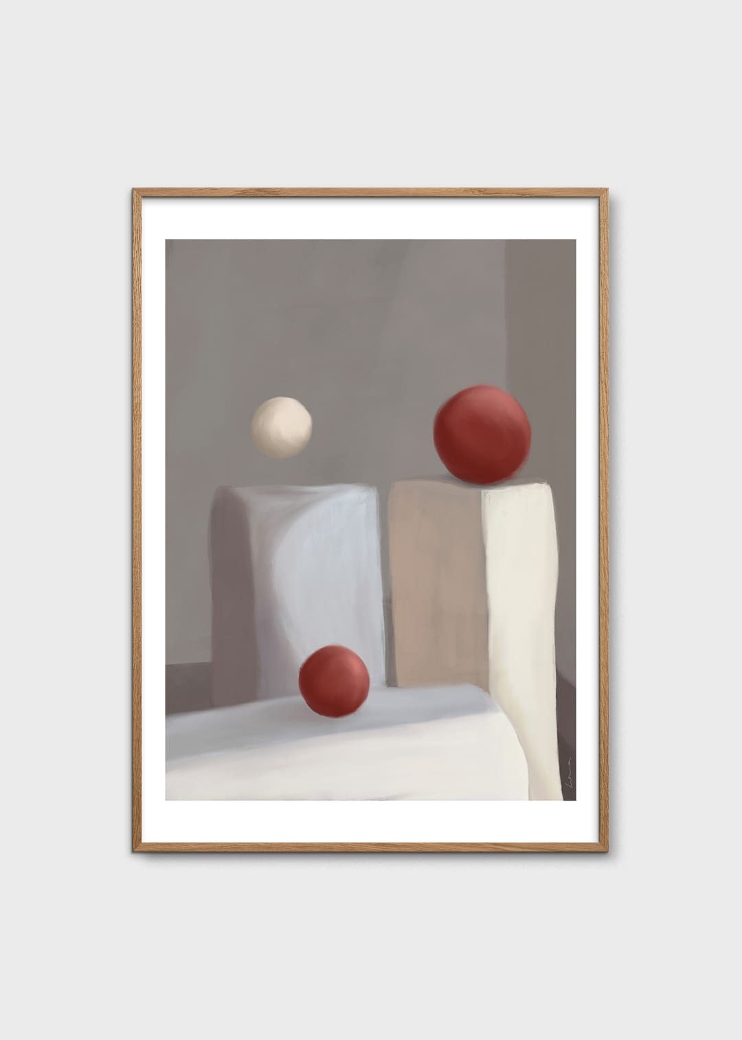 The Poster Club Odd One Out Poster 50x70 cm abstrakt grau