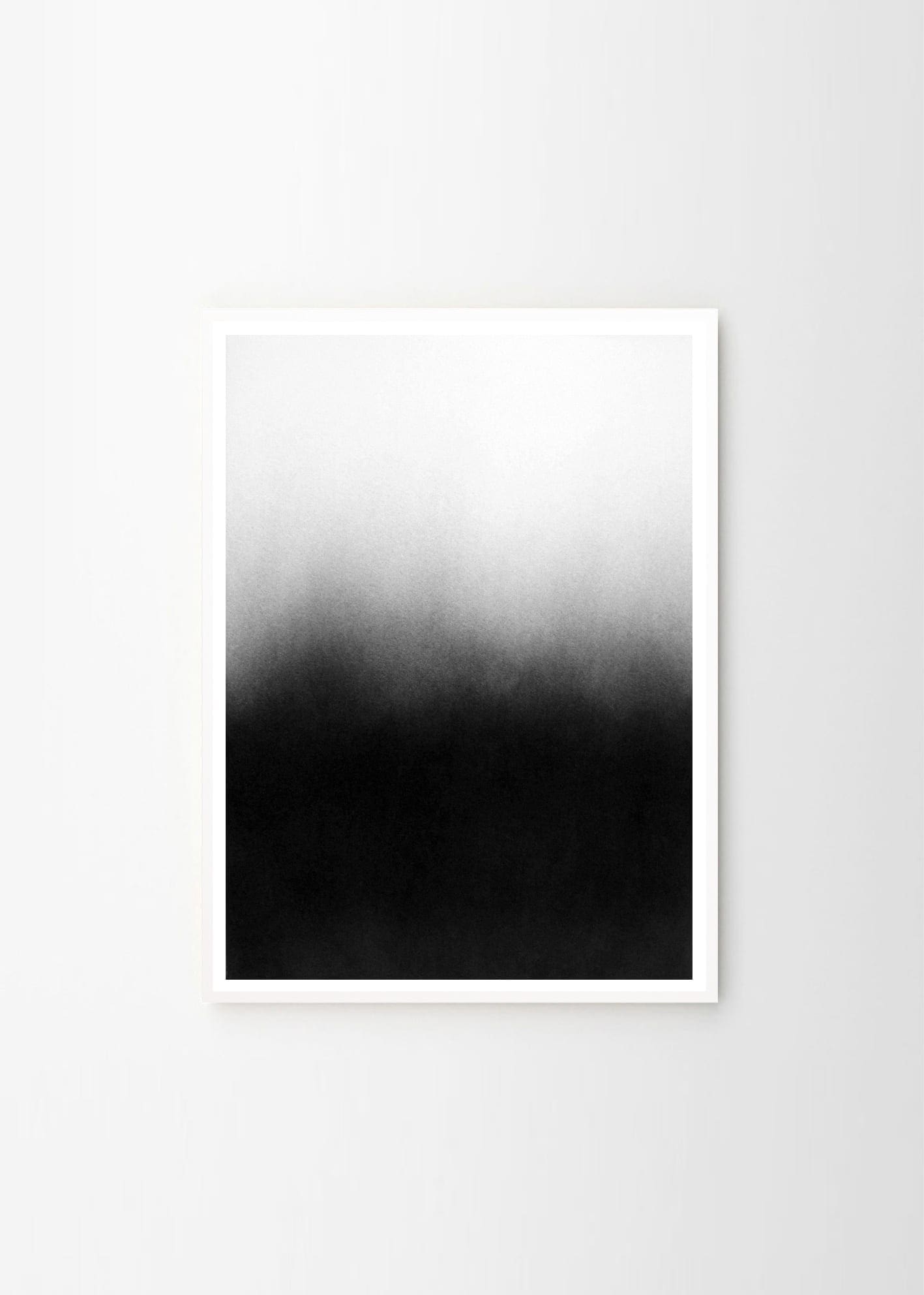 The Poster Club Art Prints Hazy Black Poster 79x108 cm schwarz
