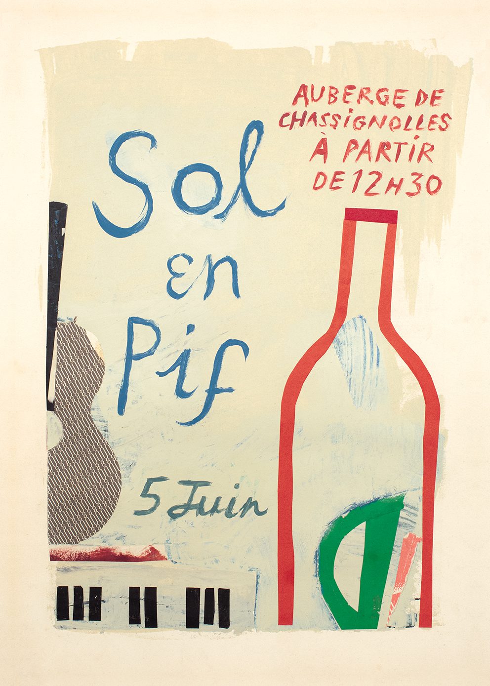 The Poster Club Sol en Pif Kunstdruck 30x40 cm beige