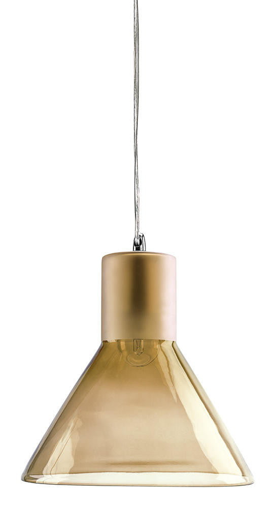 Mineheart Funnel Pendant Lamp Pendelleuchte Glas Bernstein