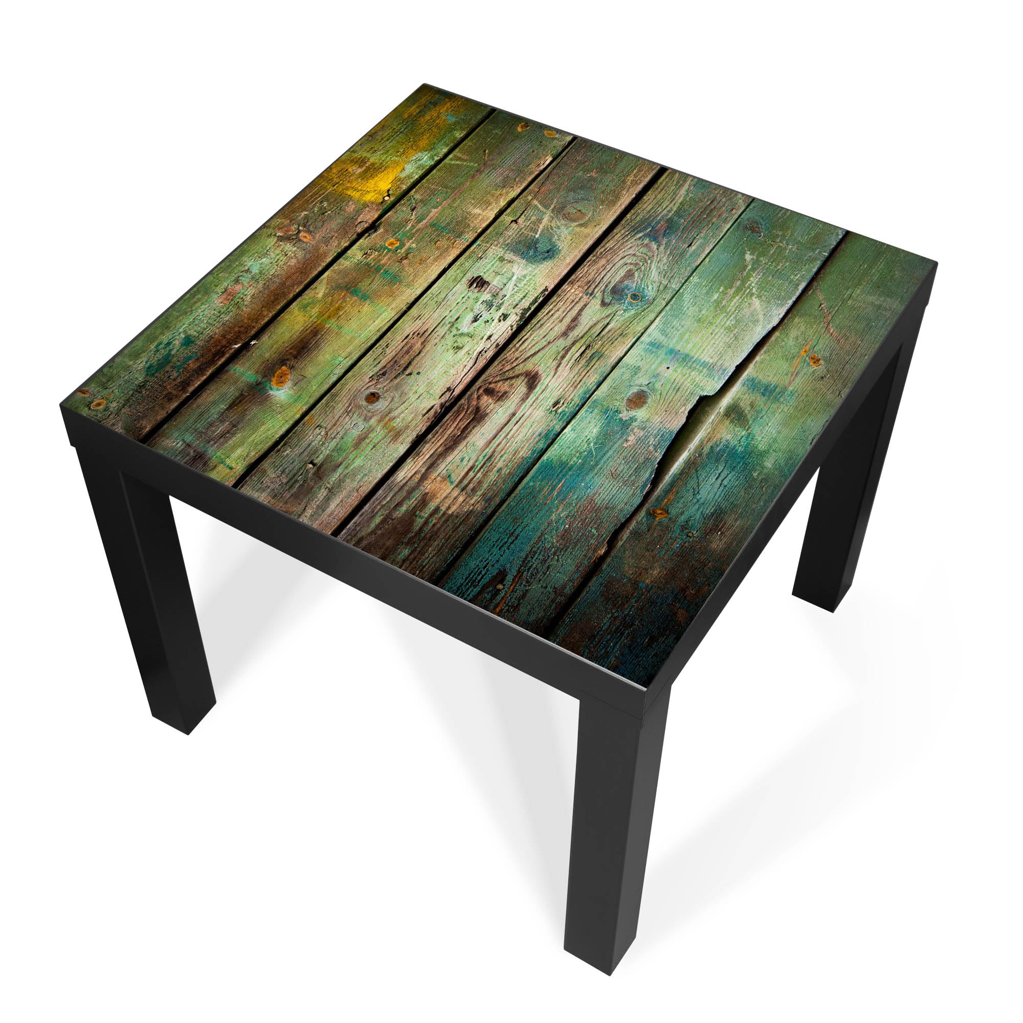 Banjado Möbelfolie Grünes Holz Tischfolie 55x55 selbstklebend