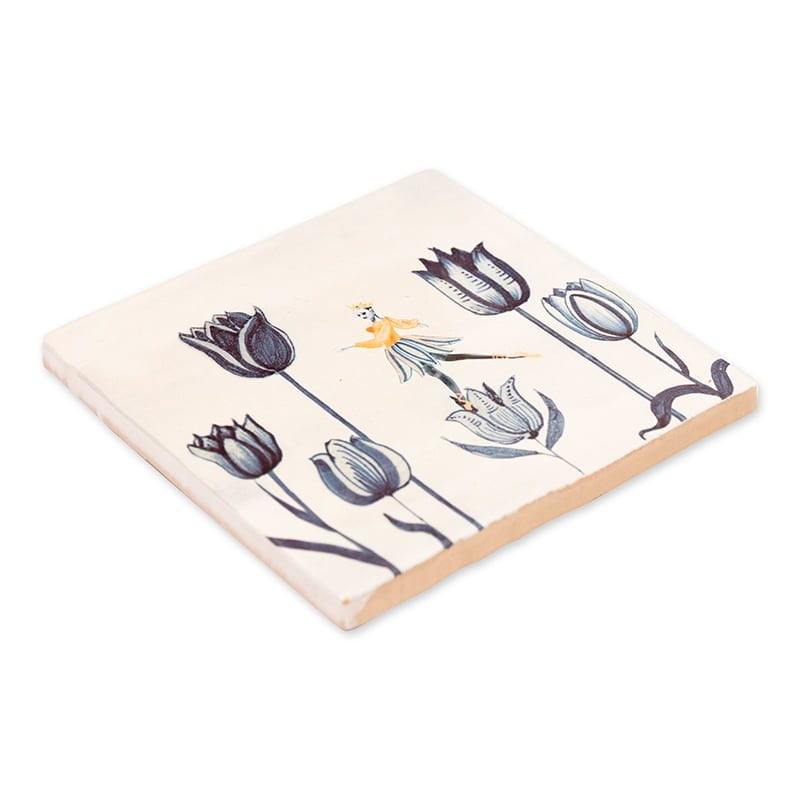 StoryTiles Delft Blue Tulpenliefde Fliese 10x10 cm