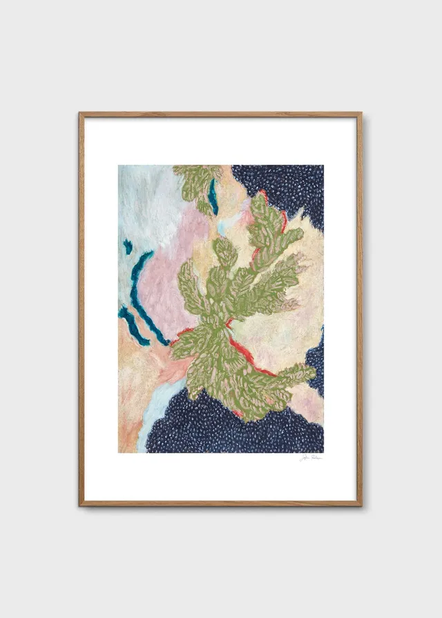 The Poster Club Art Prints Little Green Poster 30x40 cm abstrakt grün