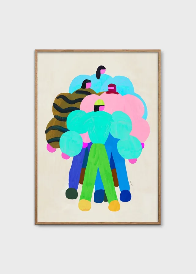 The Poster Club Art Prints People in Puffs Poster 30x40 bunt