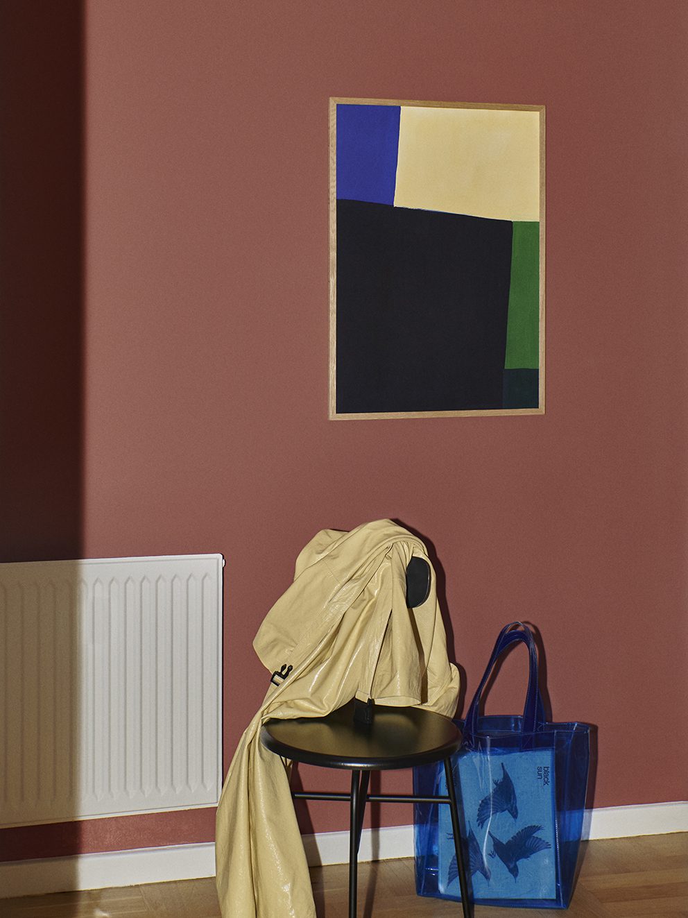The Poster Club Court Poster 50x70 cm beige-blau