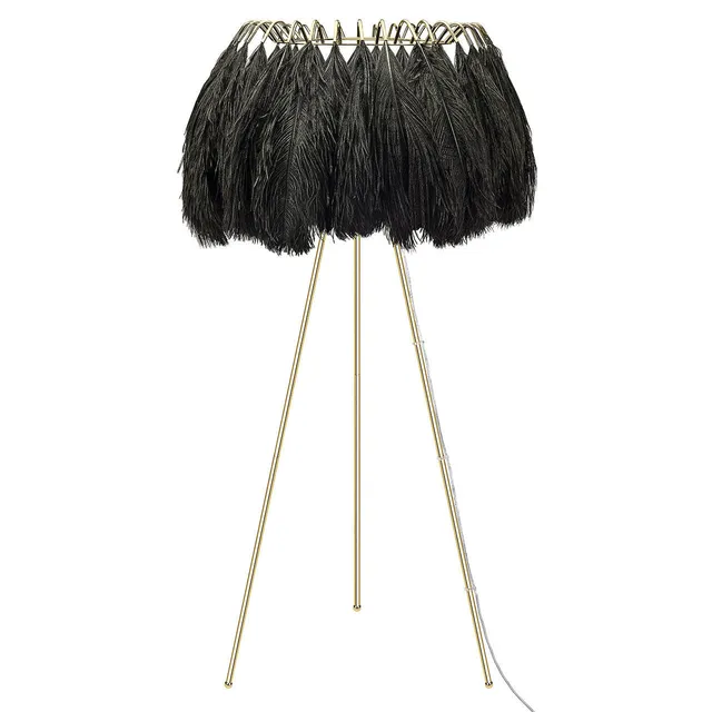 Mineheart Lighting Feather Stehlampe Schwarz 160 cm