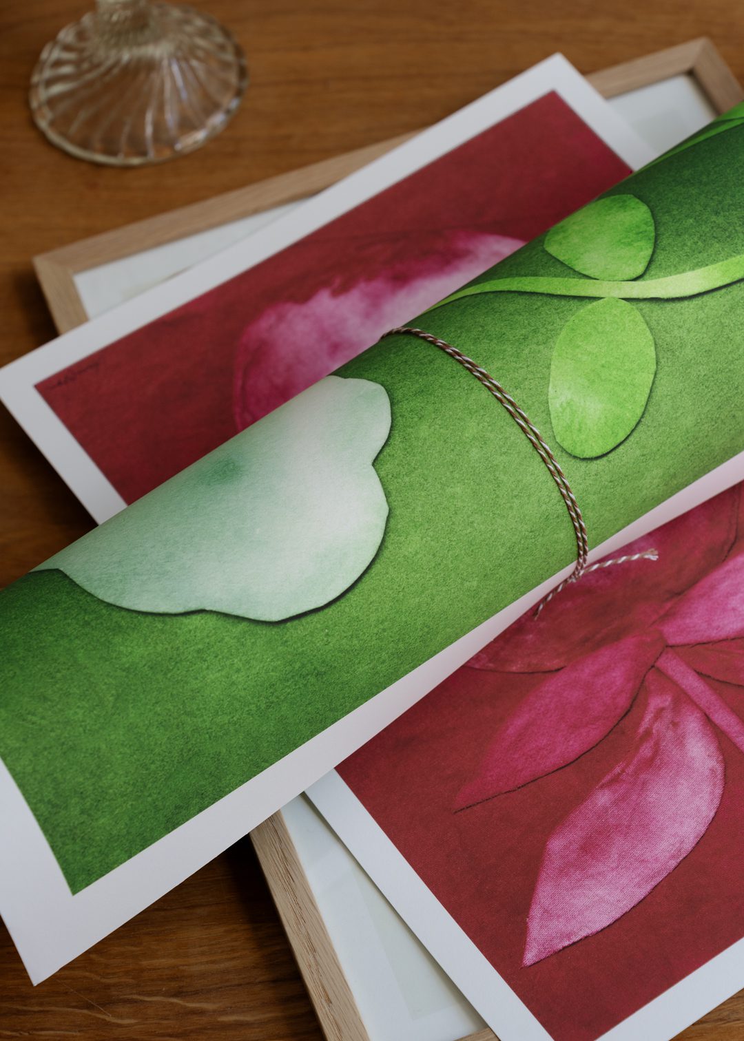 The Poster Club Art Prints Peas in Bloom Kunstdruck 30x40 grün