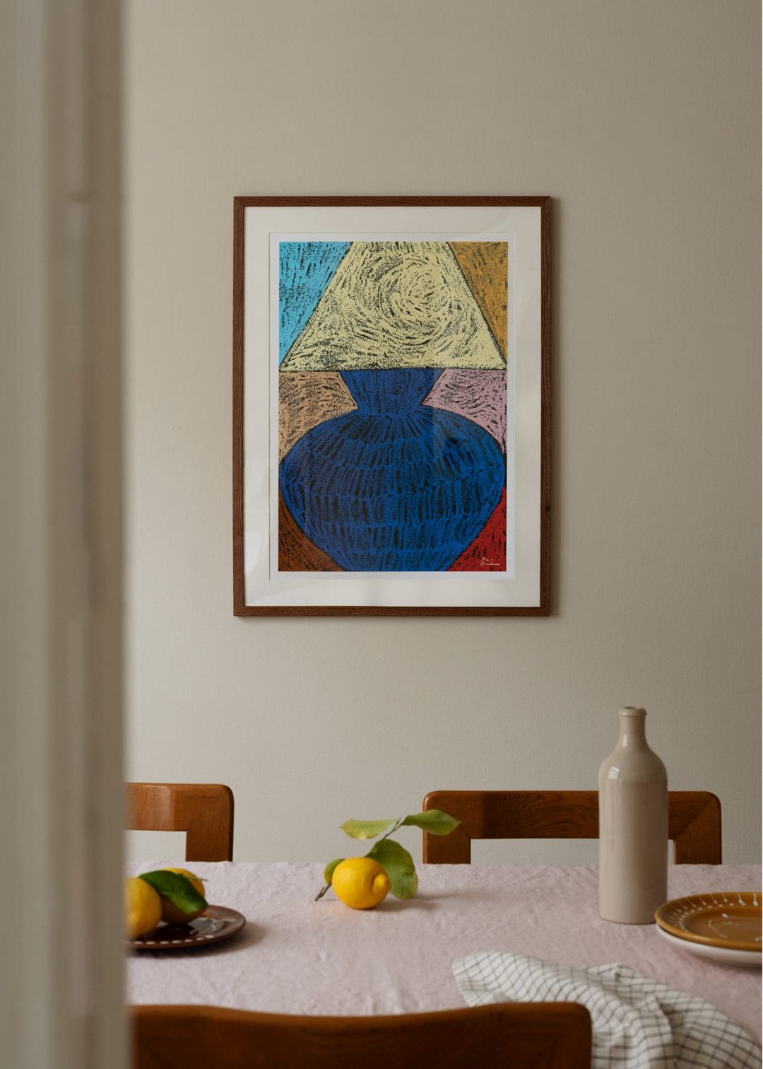 The Poster Club Art Prints Lamp Poster A4 Bunt