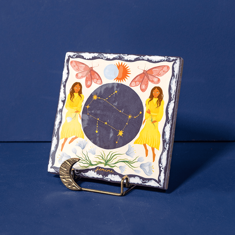 Storytiles Tile holders Golden Holdie Moon Halter Gold