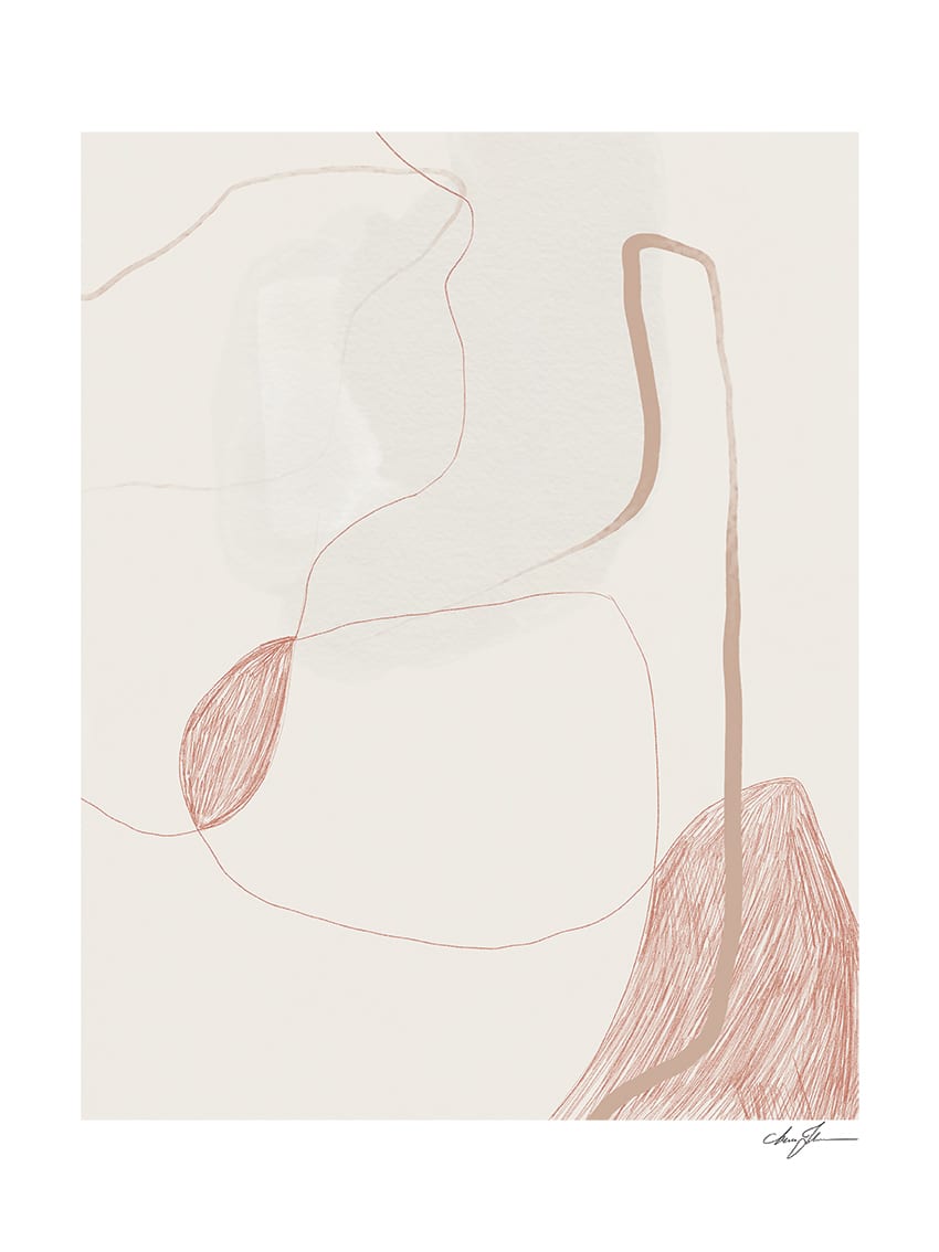 The Poster Club Art Prints Nipples Poster 30x40 cm rosa