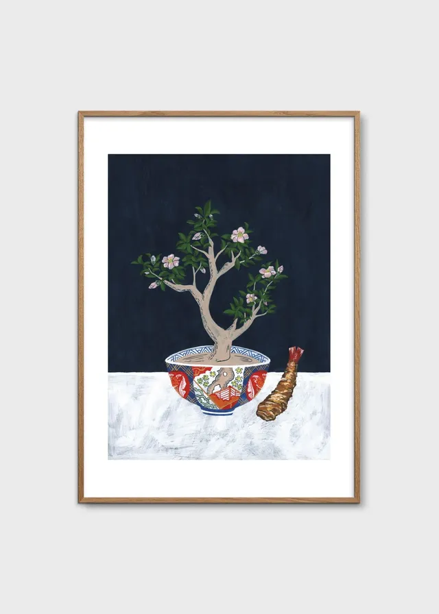 The Poster Club Art Prints Daikokuya And Camellia Poster A4