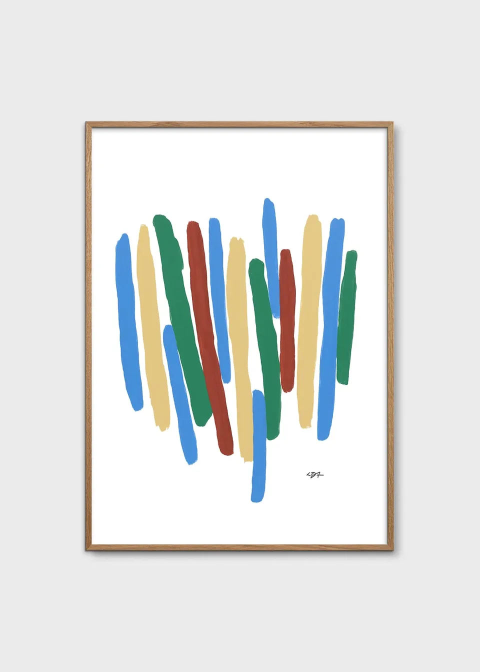 The Poster Club Bouquet Kunstdruck 30x40 cm abstrakt