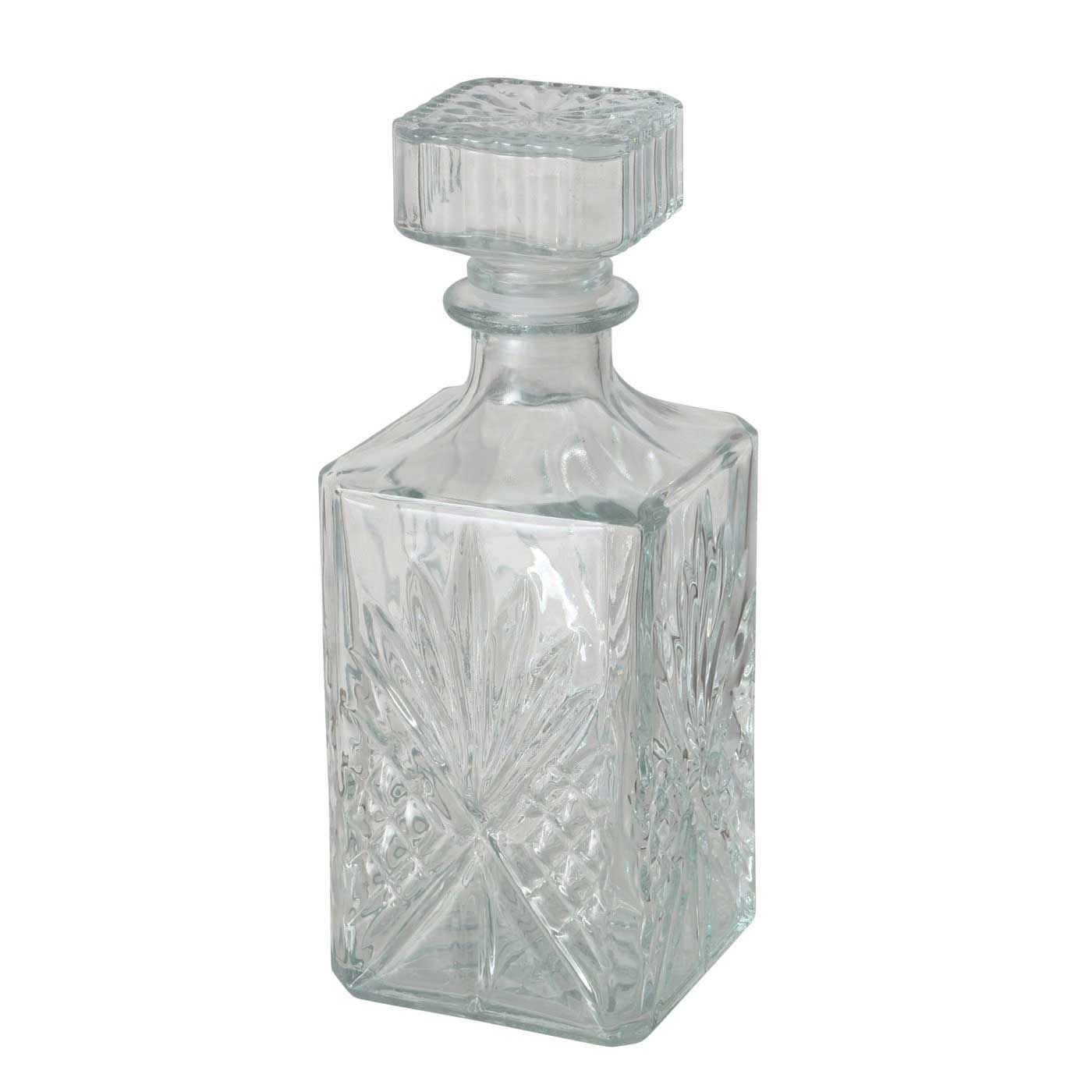 LS-LebenStil Glaskaraffe Kristall Whisky Karaffe 950ml