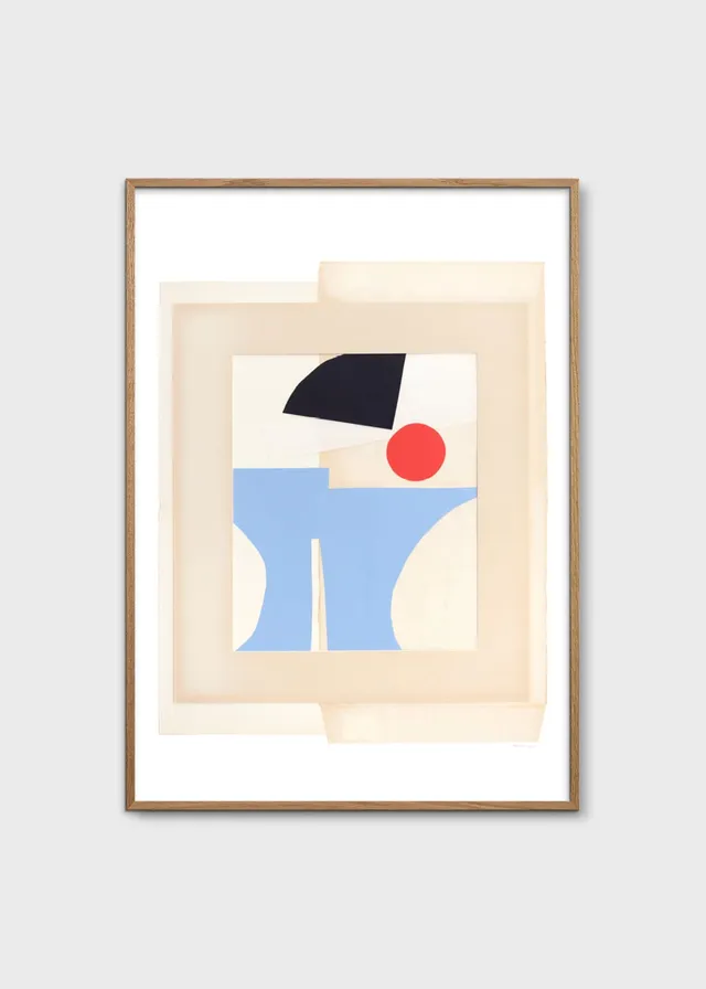 The Poster Club Balance No.111 Kunstdruck 30x40 cm beige