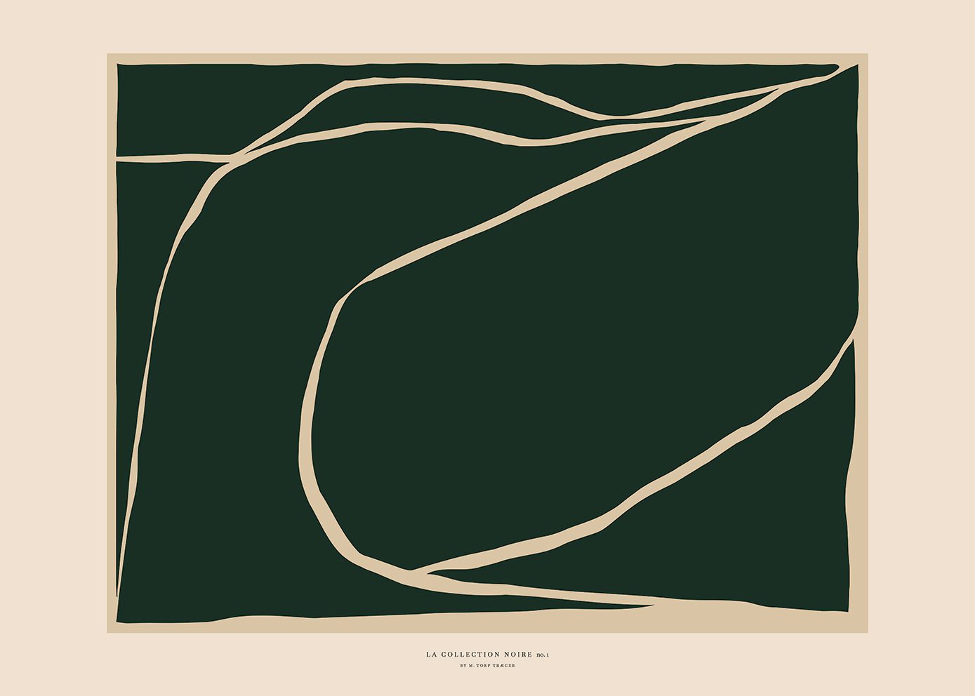 The Poster Club Art Prints Aves Poster 30x40 cm Beige Grün