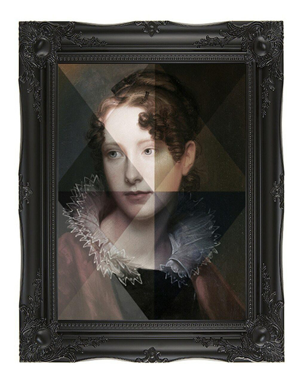 Mineheart Winters Morning Wandbild 61x81cm grau Portrait