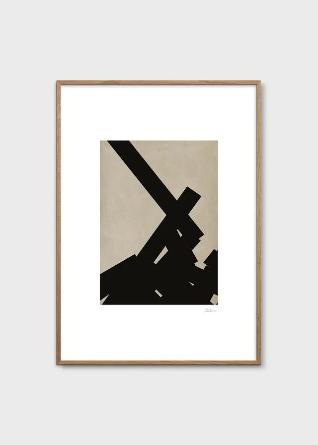 The Poster Club Art Prints Abstract No. 2 Poster 30x40 beige