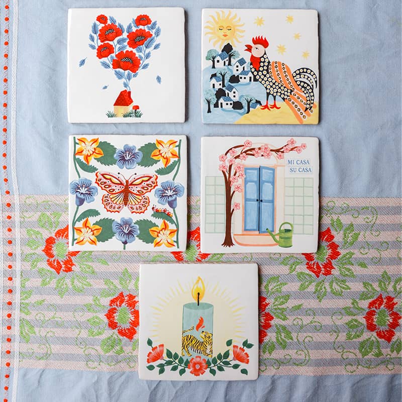 Storytiles Delft blue Waar liefde is Wandfliese S 10x10 cm Zuhause