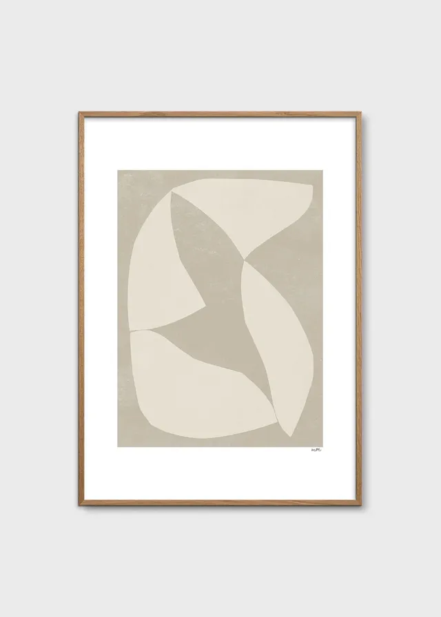 The Poster Club Art Prints Entwined Poster 30x40 cm beige