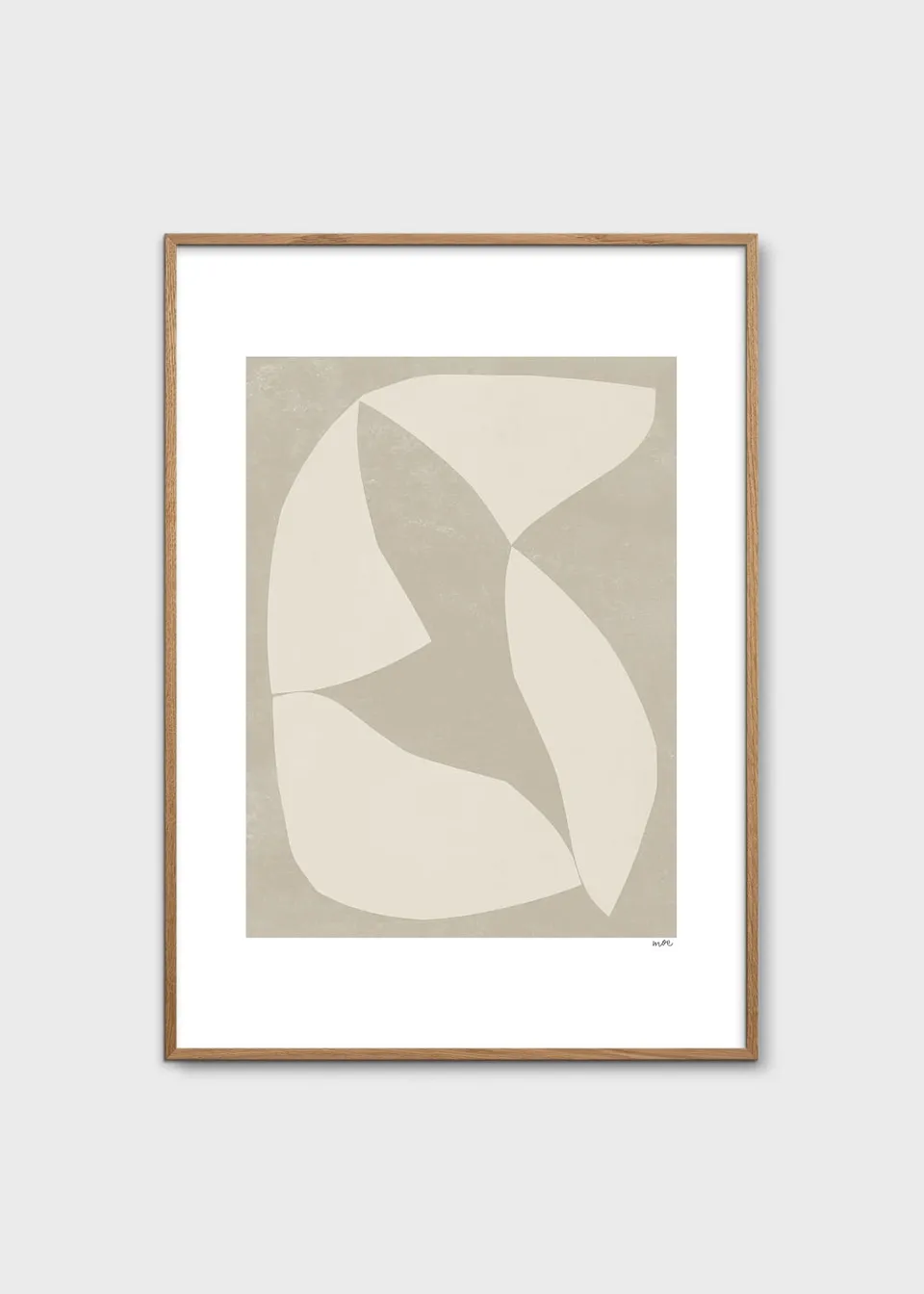 The Poster Club Art Prints Entwined Poster 30x40 cm beige