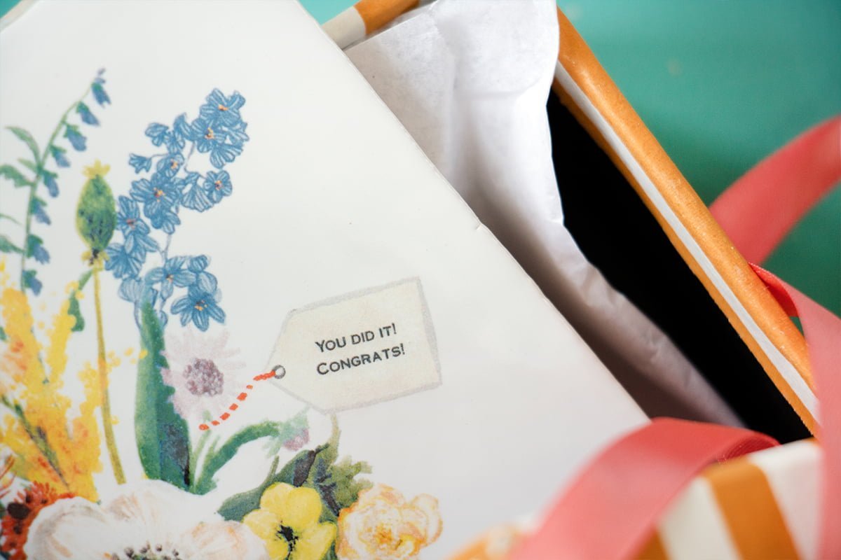 Storytiles Delft Blue Bloemetje voor jou Blumen Fliese S 10x10 cm