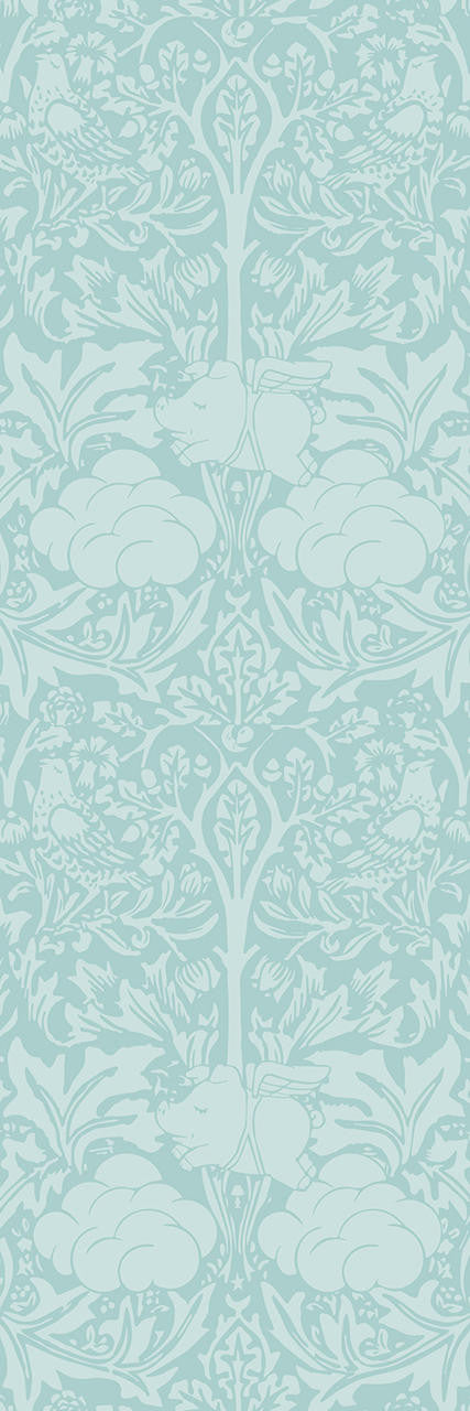 Mineheart Morris Dream Tapete Minty Egg Blue Vlies