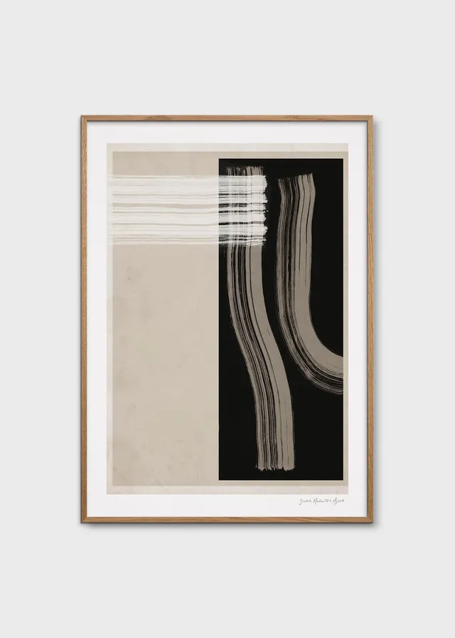 The Poster Club Paths Kunstdruck 50x70 cm beige