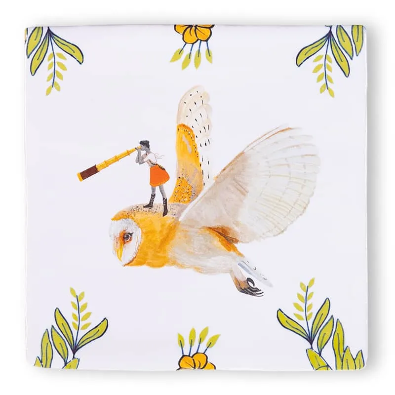 Storytiles Delft Blue Heldere kijk Fliese S 10x10 cm Vogel