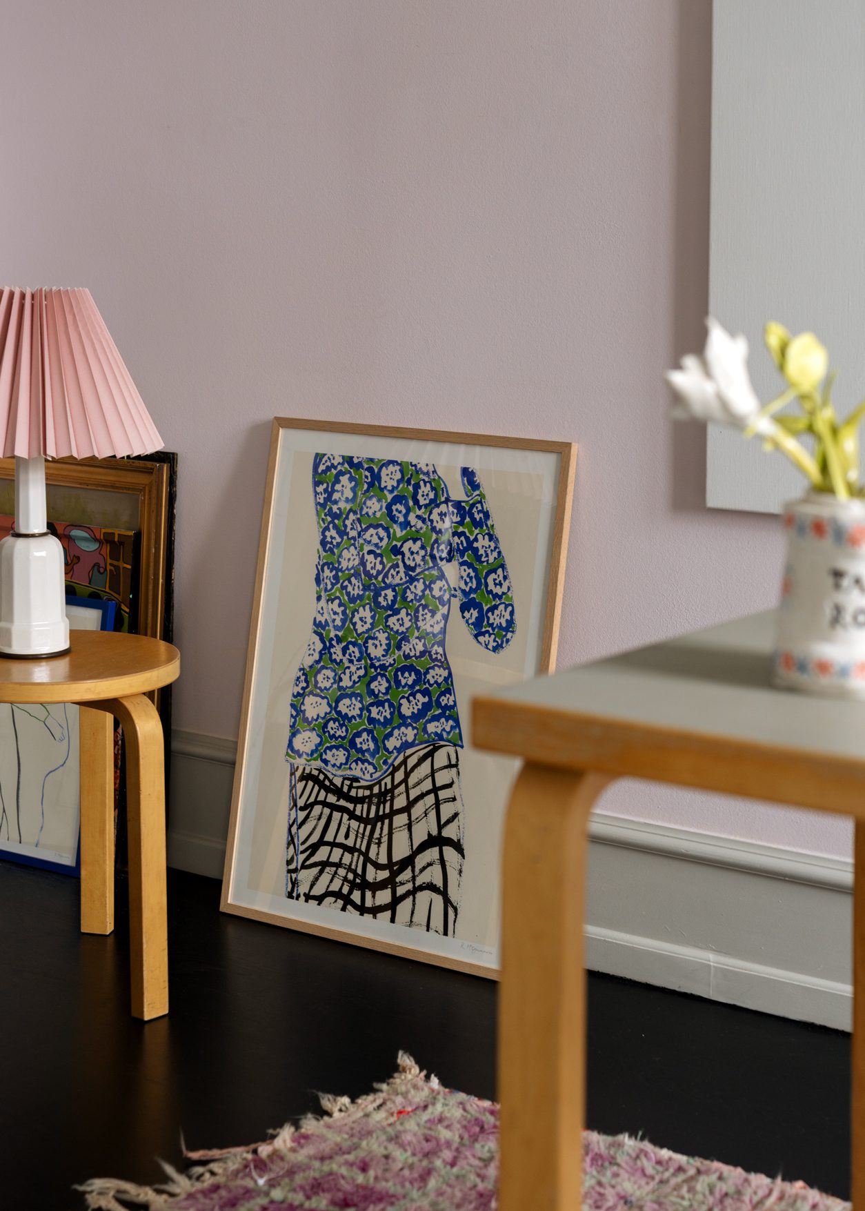 The Poster Club Blue and Green Poster 30x40 cm blau