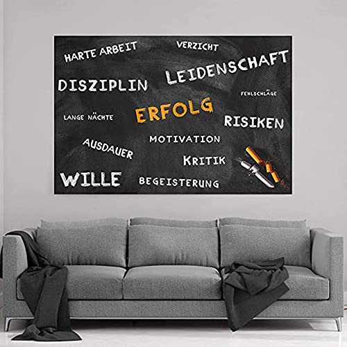 Hustling Sharks Tafel des Erfolgs Leinwandbild 45x30cm Büro