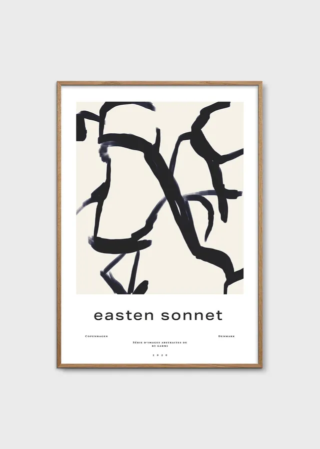 The Poster Club Easten Sonnet Poster 50x70 beige