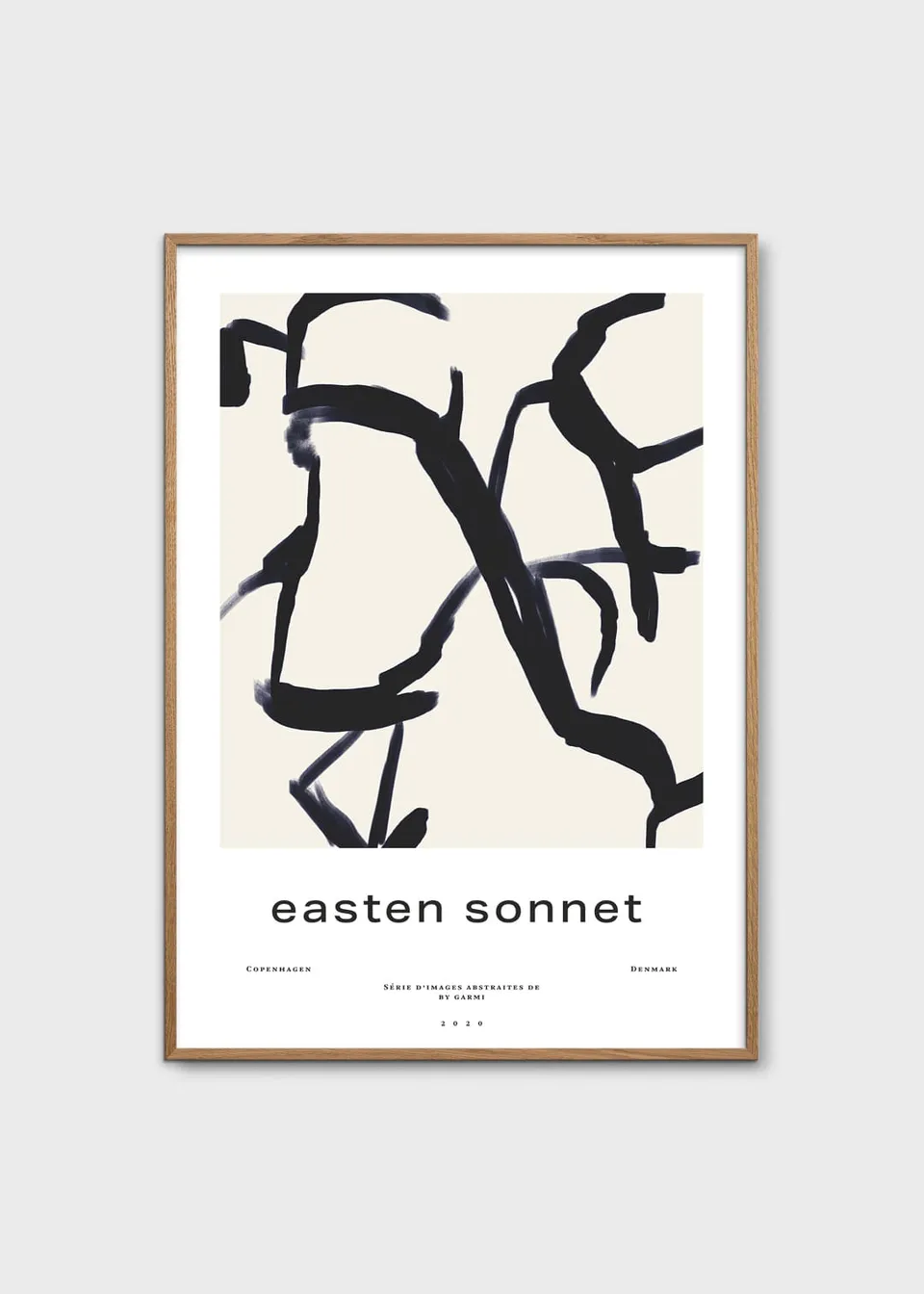 The Poster Club Easten Sonnet Poster 50x70 beige