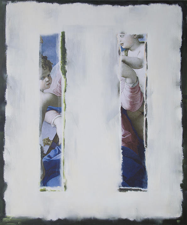 Mineheart Wall Art The Two Children Leinwand 99x120 cm