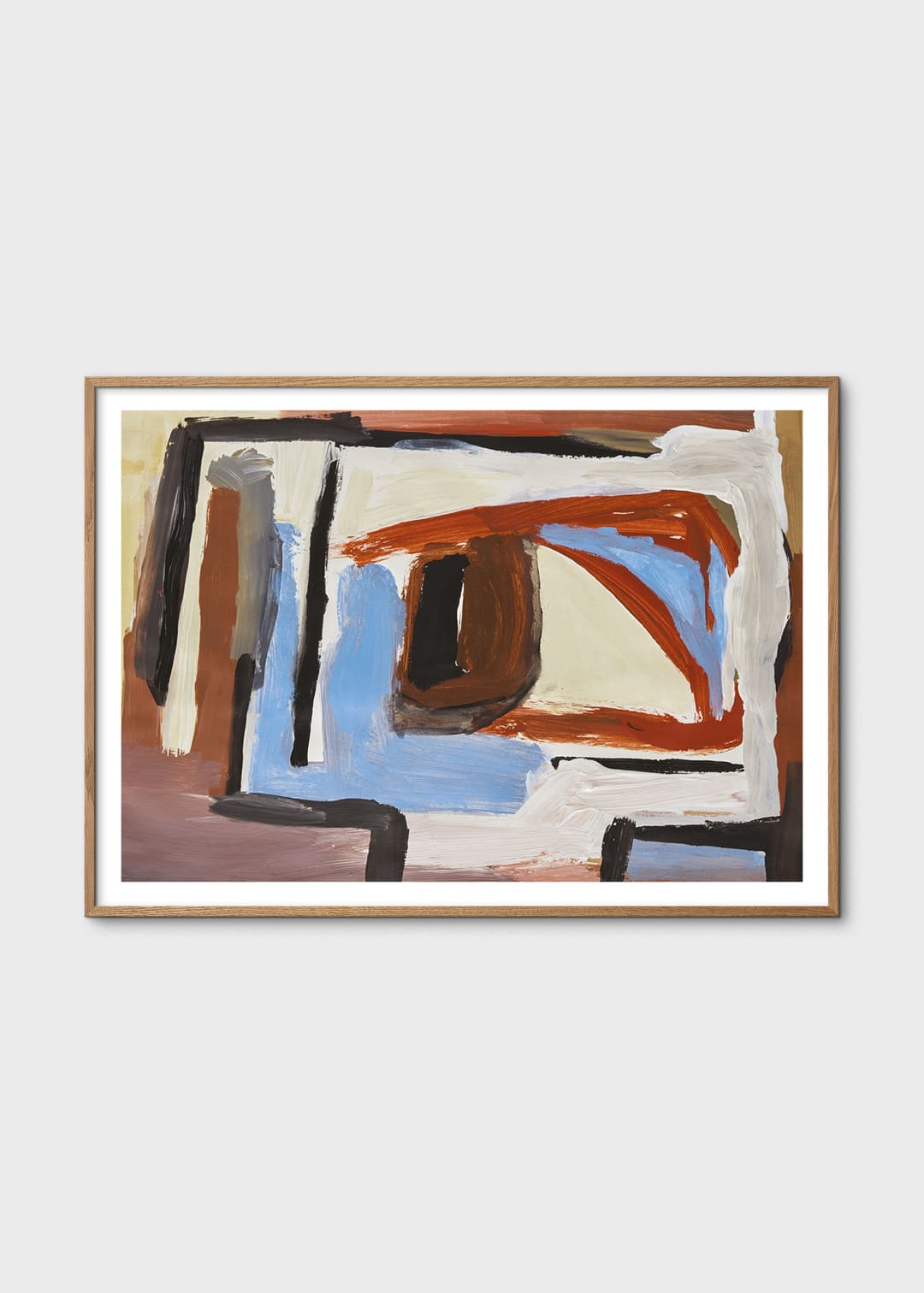 The Poster Club View Poster 30x40 cm blau
