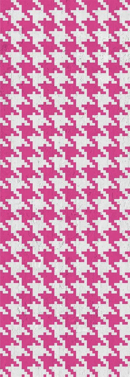 Mineheart Wallpaper Pied De Poule-M Tapete Rosa 52 cm