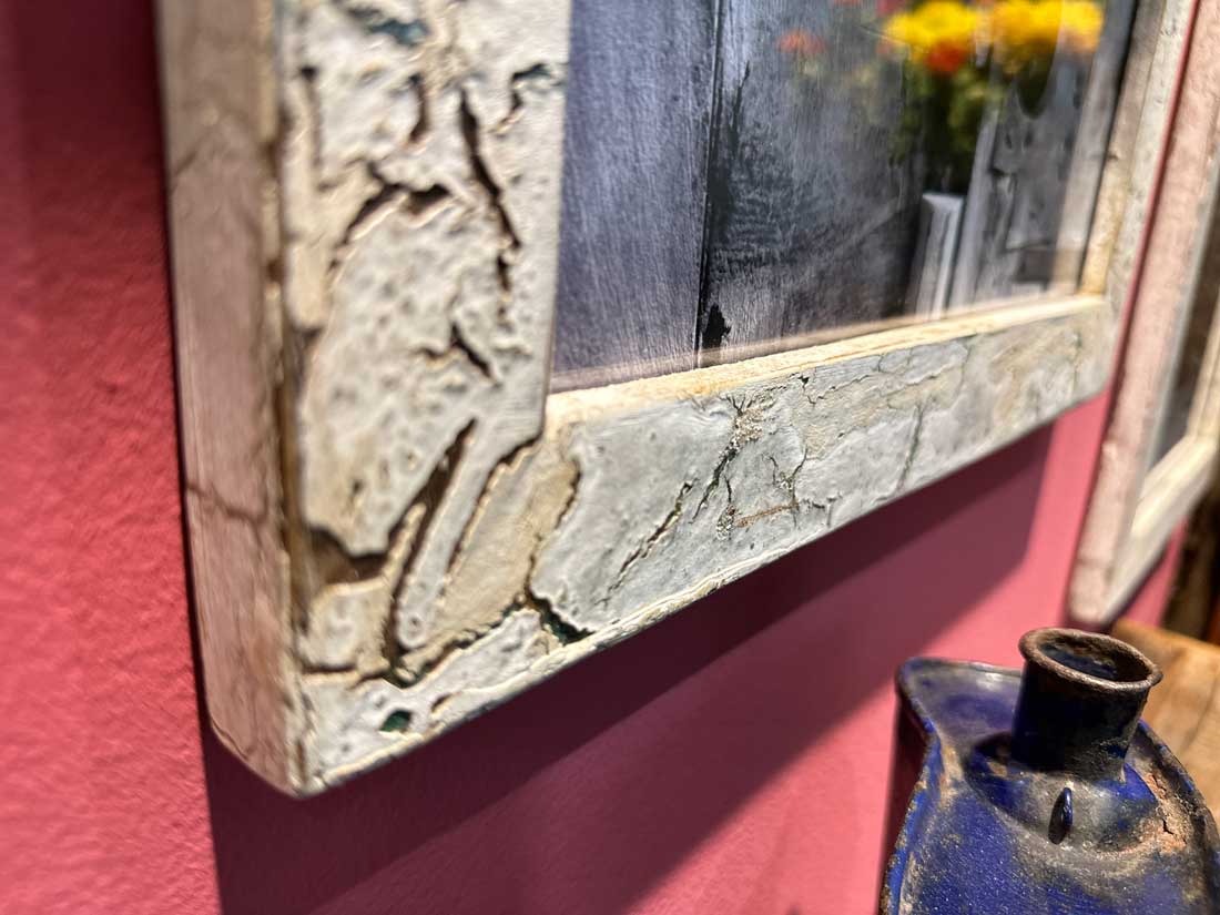 LS-LebenStil Möbel & Wohnen Bilderrahmen 20x30cm Fundholz Weiß