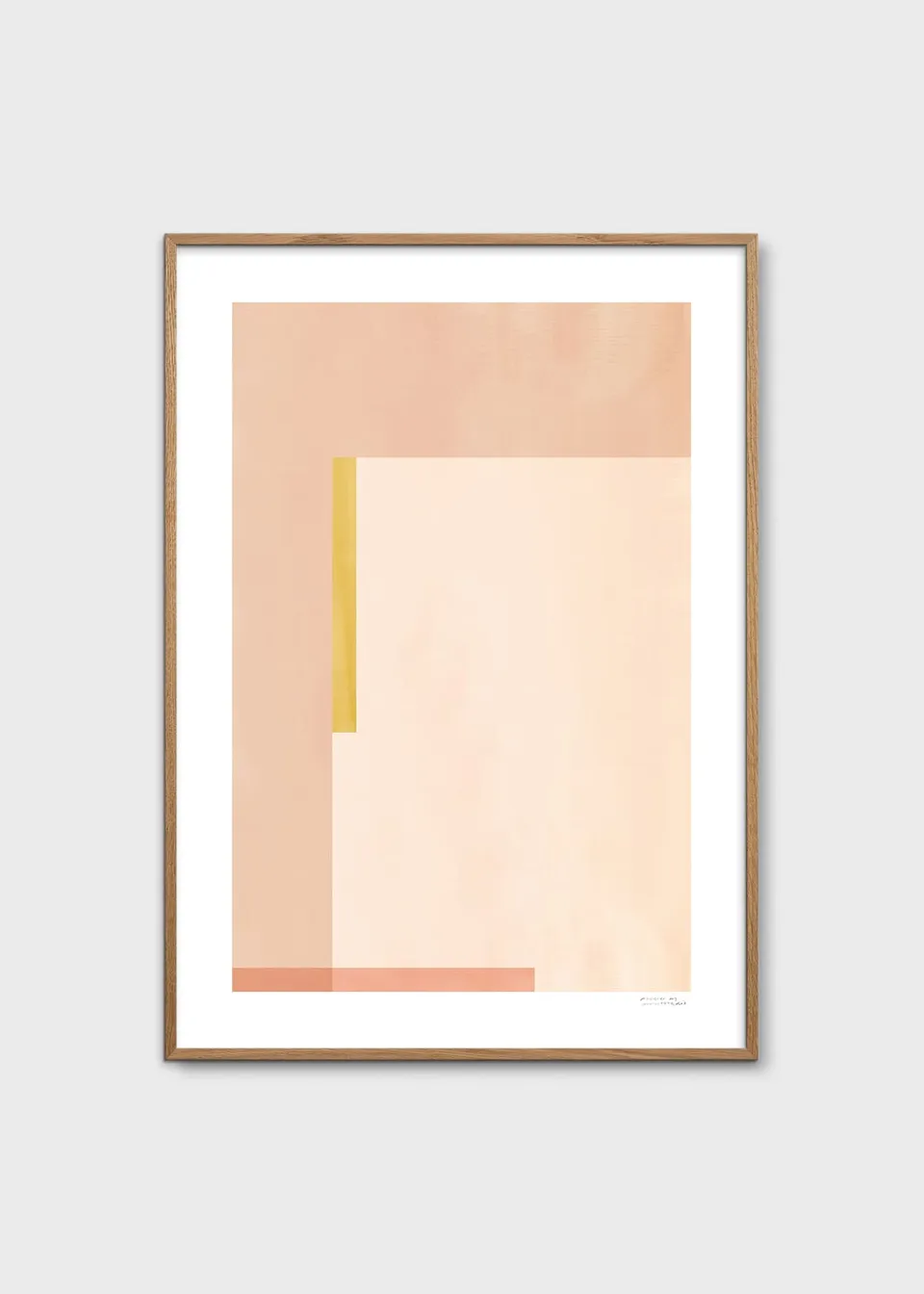The Poster Club Art Prints E1027 No 01 Kunstdruck 30x40 rosa