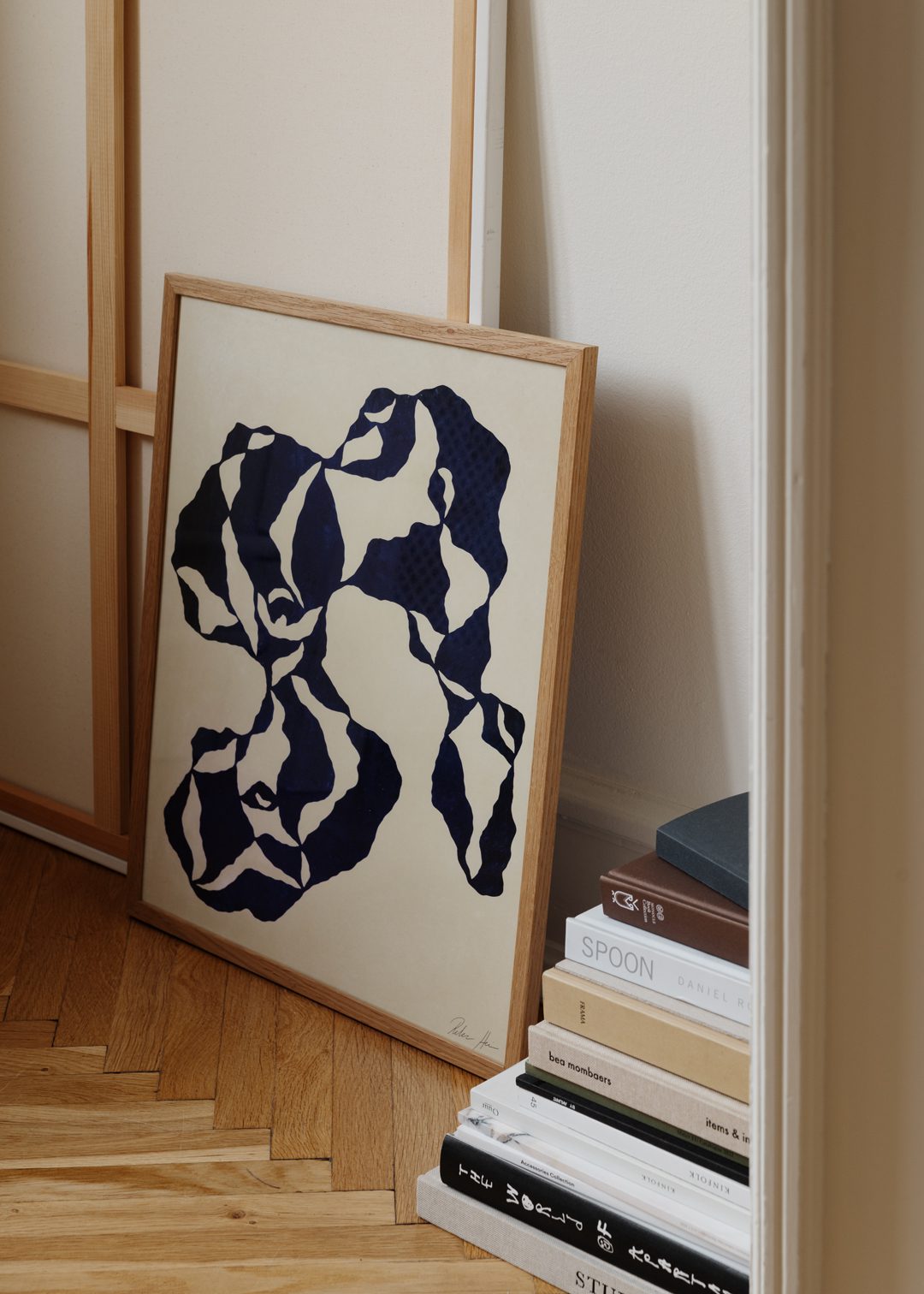 The Poster Club Art Prints Together no. 01 Poster 50x70 blau